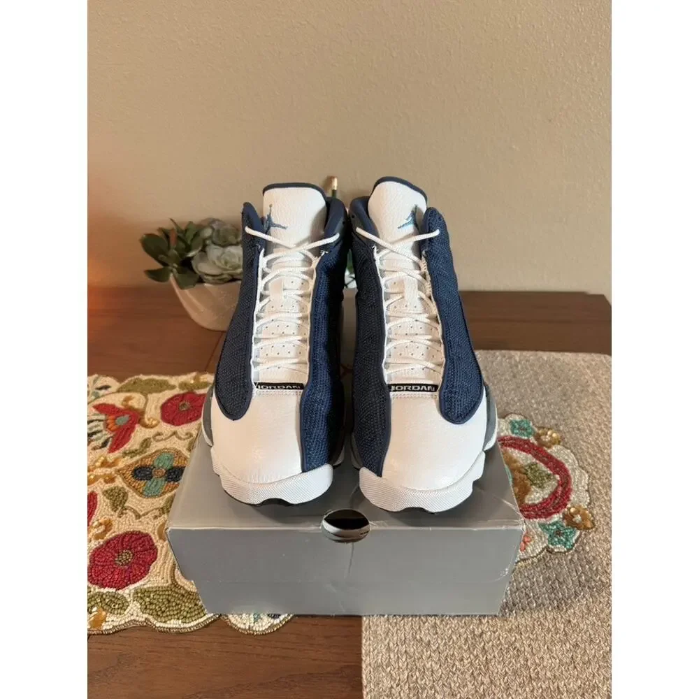 Jordan 13 Retro Flint 2020 Navy Blue University UNC White Wolf Grey 414571 404